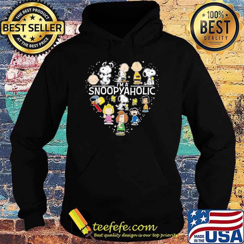 I'm A Snoopyaholic Heart Shirt Hoodie I'm A Snoopyaholic Heart Shirt Hoodie