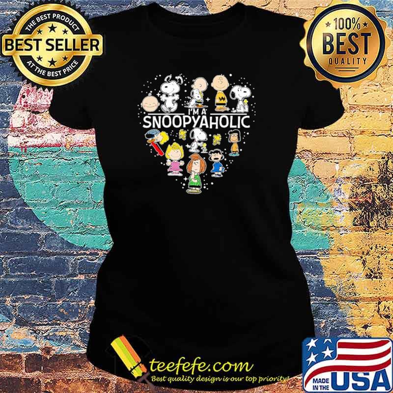 I'm A Snoopyaholic Heart Shirt Ladies tee I'm A Snoopyaholic Heart Shirt Ladies tee