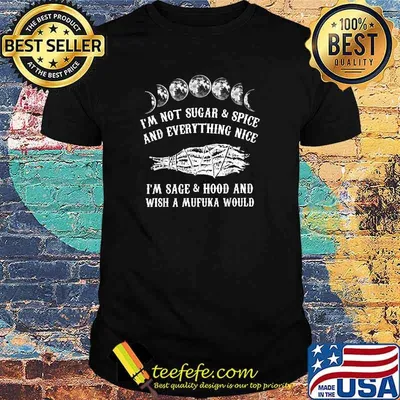 I'm Not Sugar And Spice And Everything Nice I'm Sage Hood T-Shirt