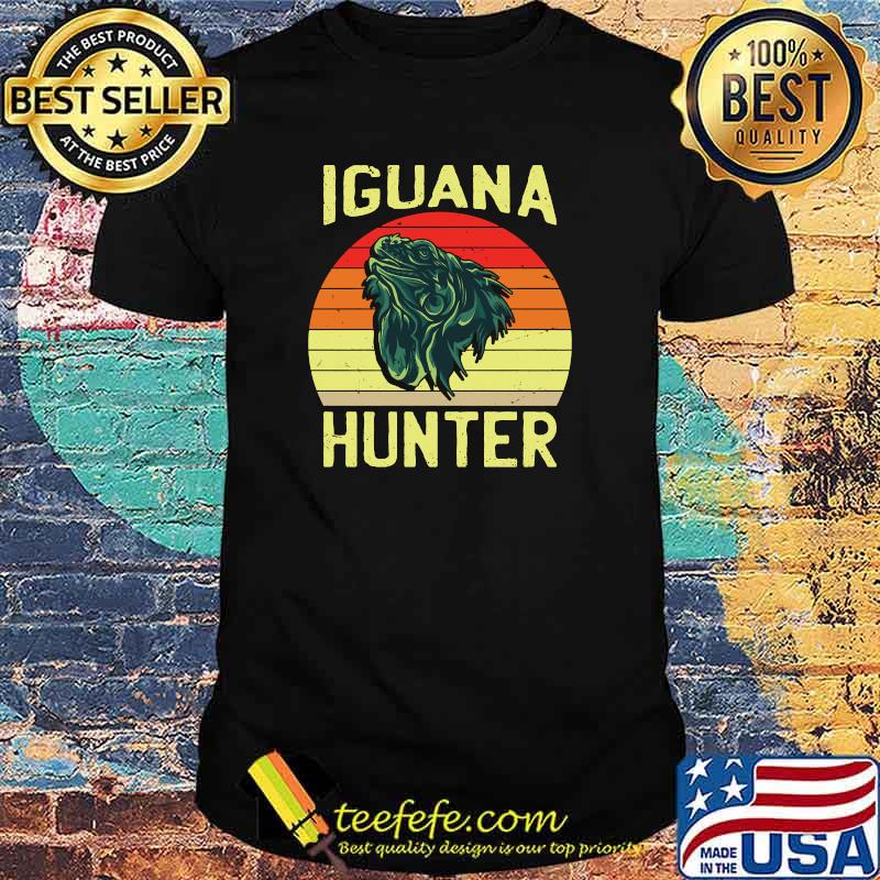 Iguana hunter for boys Iguanas Iguana Lizard vintage T-Shirt