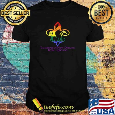 Immortals Of New Orleans Kym Grosso Logo Lgbt T-Shirt