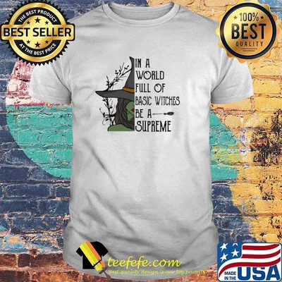In A World Full Of Basic Witches Be A Supreme Shirt