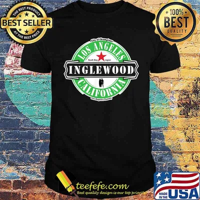 Inglewood Los Angeles California USA surfer skater souvenir T-Shirt