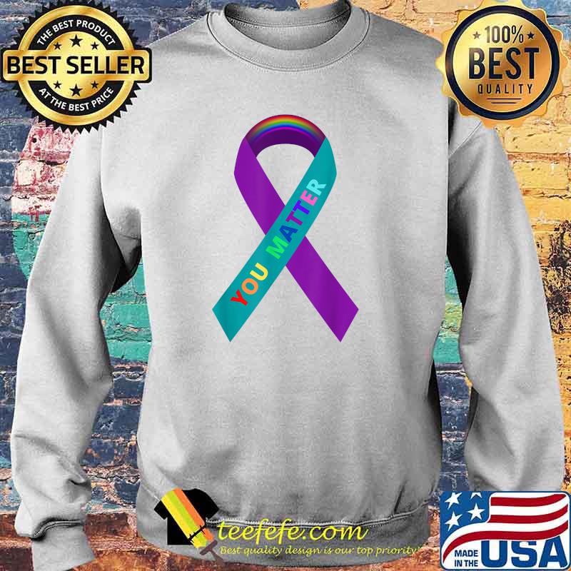 Inspirational Suicide Awareness Tee for LGBTQ Community T-Shirt Sweater Inspirational Suicide Awareness Tee for LGBTQ Community T-Shirt Sweater