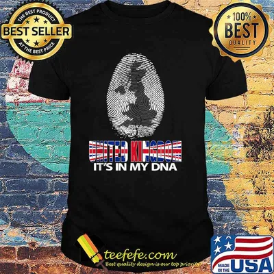 It's In My DNA UK Map Fingerprint United Kingdom Flag Pride T-Shirt