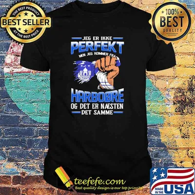 Jeg Er Ikke Perfekt Harbodre Og Det Er Naesten Det Samme Shirt