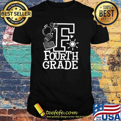 K 4th Fourth Grade Teacher Team T-Shirt