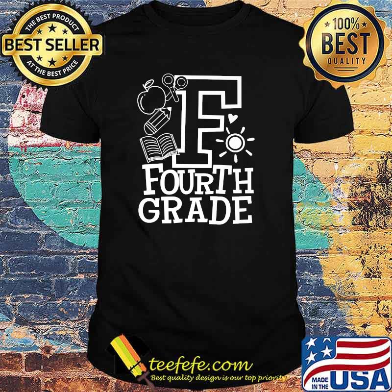 K 4th Fourth Grade Teacher Team T-Shirt