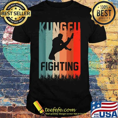 Kung Fu Fighting Vintage T-Shirt