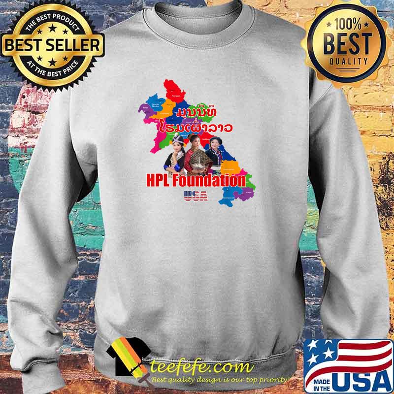 Lao Map HPL Foundation T-Shirt Sweater Lao Map HPL Foundation T-Shirt Sweater