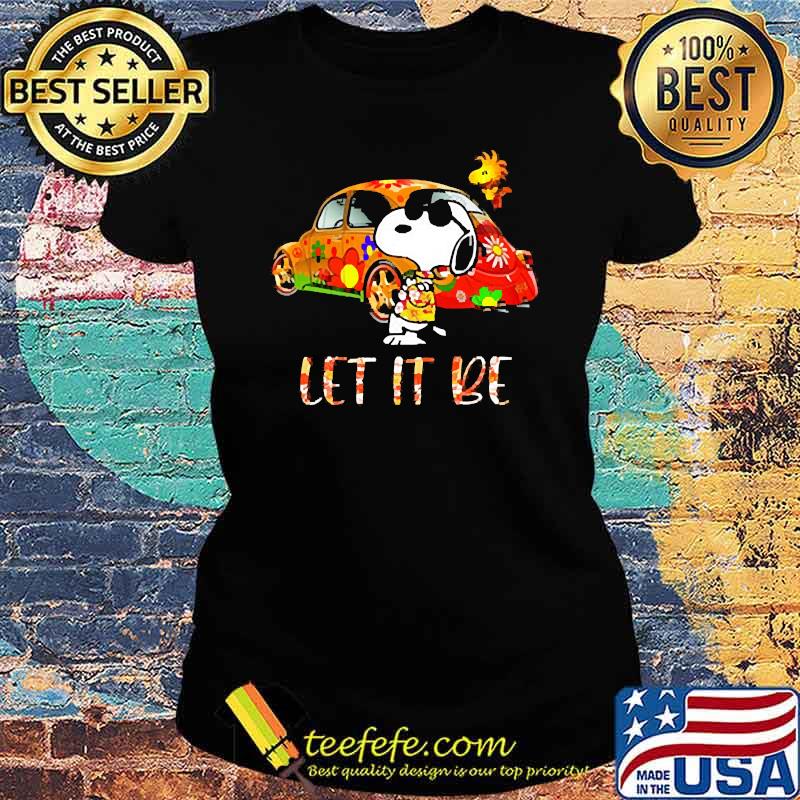 Let it be snoopy summer Ladies tee Let it be snoopy summer Ladies tee