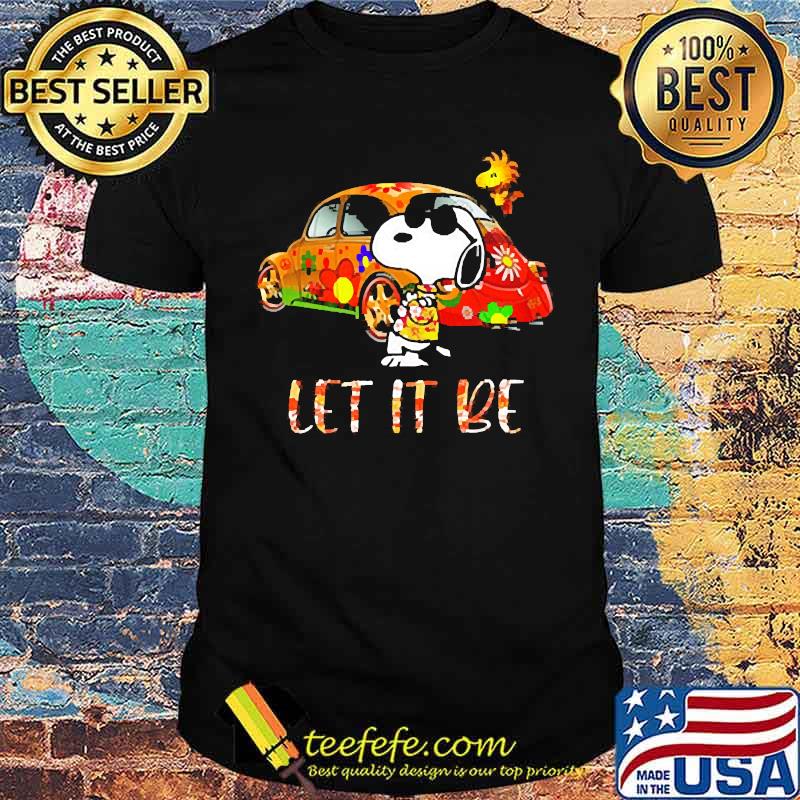 Let it be snoopy summer shirt Let it be snoopy summer shirt