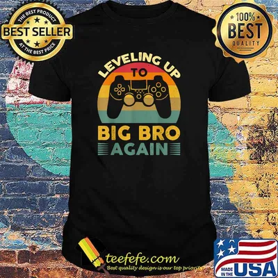 Leveling Up To Big Bro Again Vintage T-Shirt