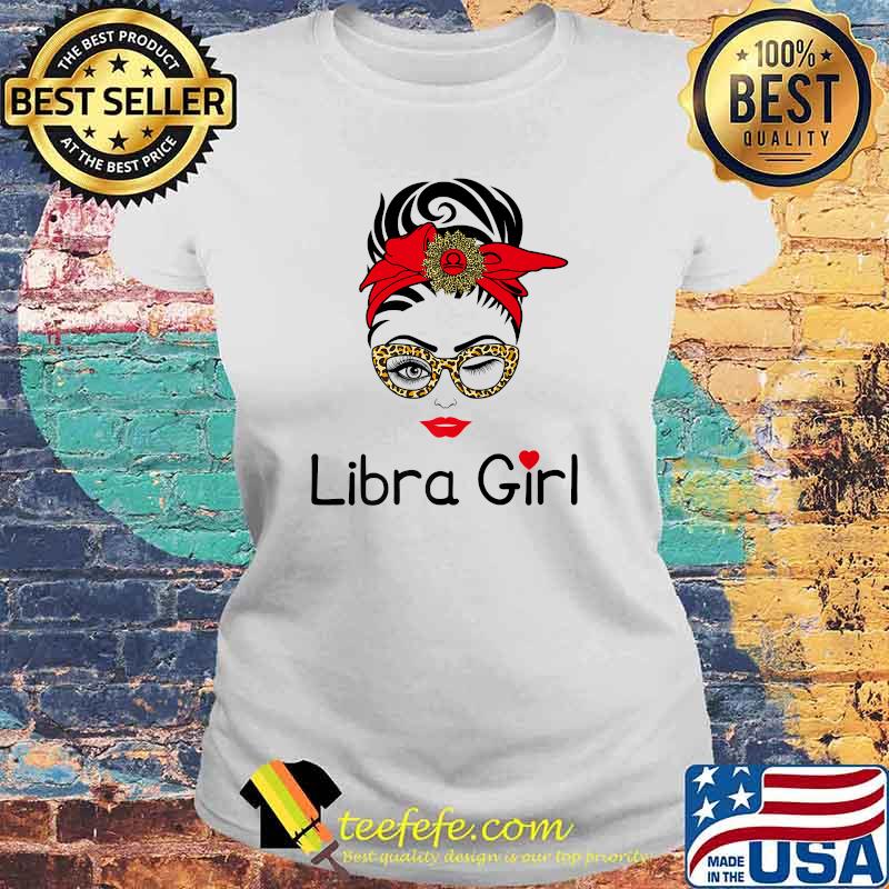 Libra Girl Leopard Sunflower Zodiac T-Shirt Laides tee Libra Girl Leopard Sunflower Zodiac T-Shirt Laides tee