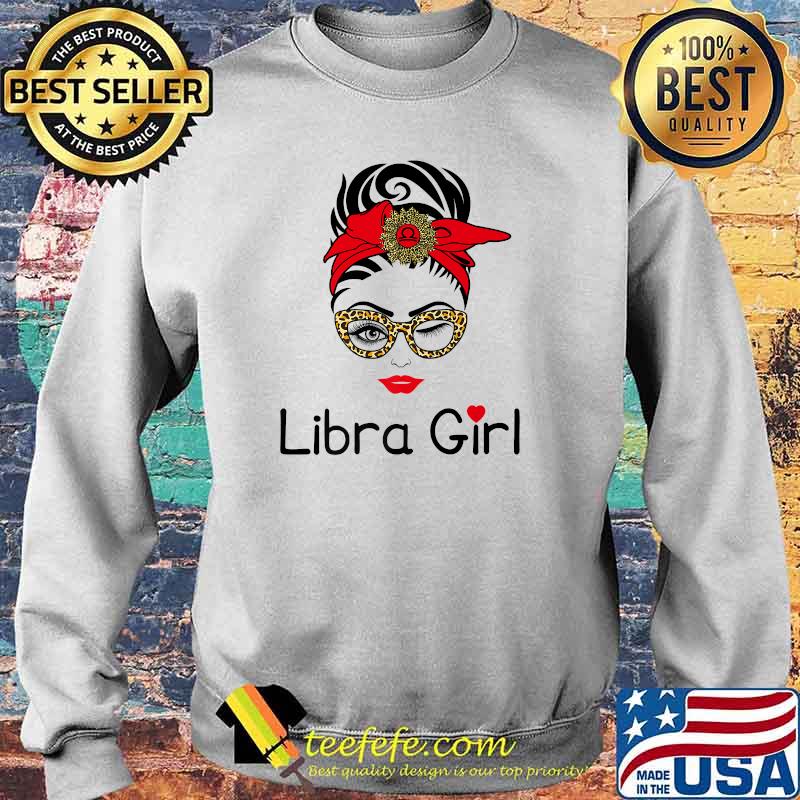 Libra Girl Leopard Sunflower Zodiac T-Shirt Sweater Libra Girl Leopard Sunflower Zodiac T-Shirt Sweater