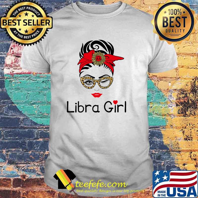 Libra Girl Leopard Sunflower Zodiac T-Shirt Libra Girl Leopard Sunflower Zodiac T-Shirt