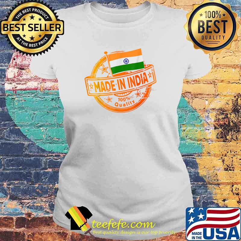 Made in India Flag T-Shirt Laides tee Made in India Flag T-Shirt Laides tee