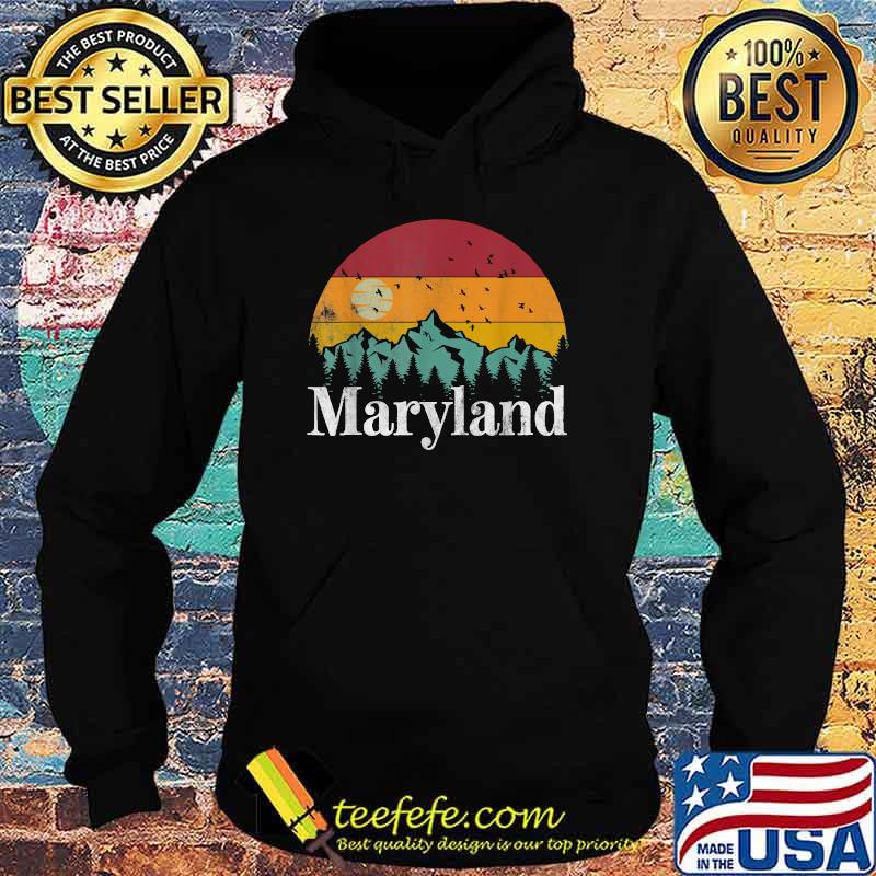 Maryland 70s 80s Retro Vintage Mountain Ski Hiking Camping T-Shirt Hoodie Maryland 70s 80s Retro Vintage Mountain Ski Hiking Camping T-Shirt Hoodie