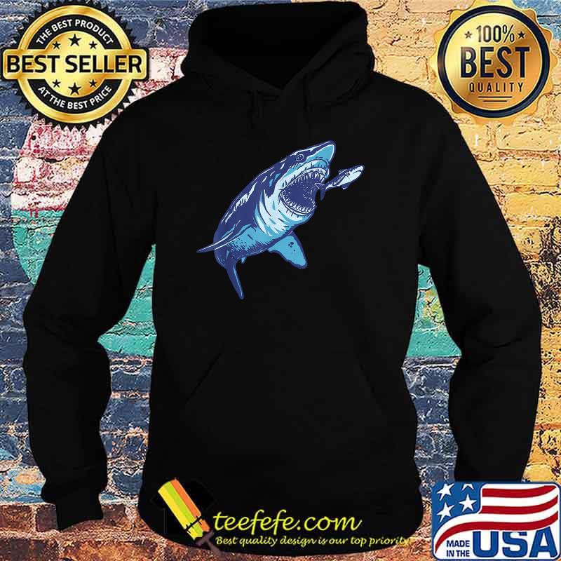 Megalodon Shark Retro T-Shirt Hoodie Megalodon Shark Retro T-Shirt Hoodie