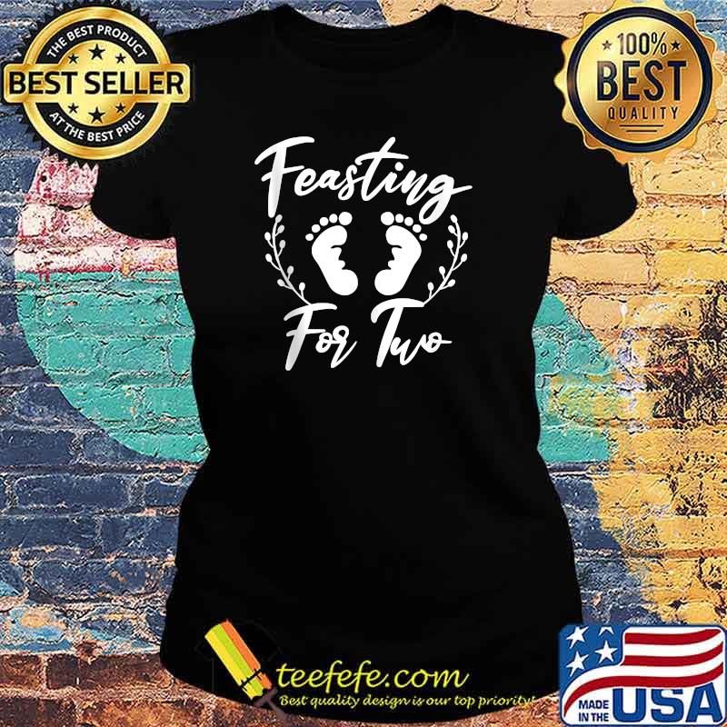 Mens Feasting For Two Pregnant Pregnancy Thanksgiving Tank Top Ladies tee Mens Feasting For Two Pregnant Pregnancy Thanksgiving Tank Top Ladies tee