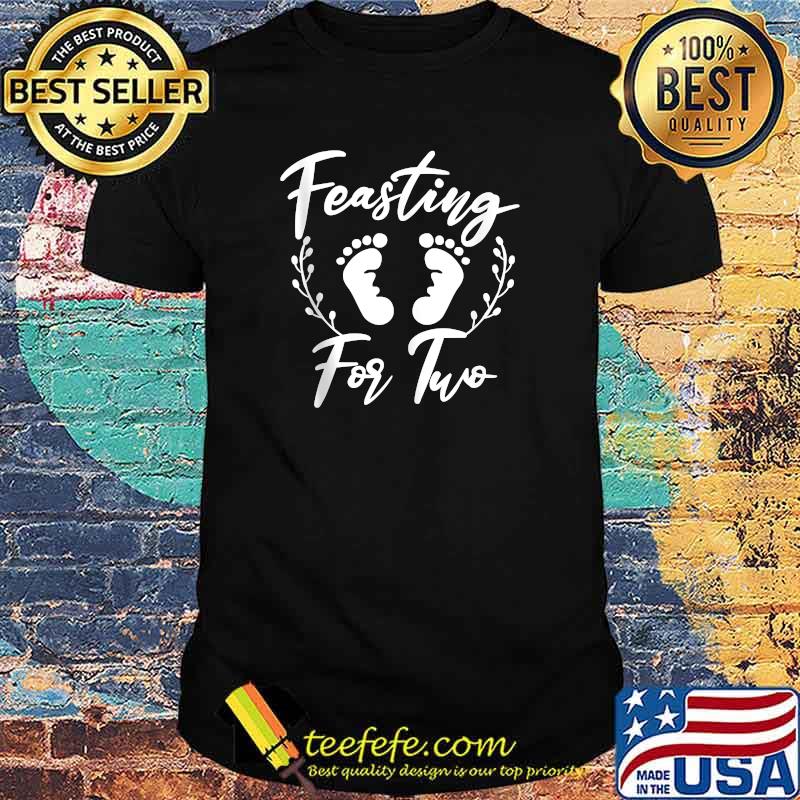 Mens Feasting For Two Pregnant Pregnancy Thanksgiving Tank Top Mens Feasting For Two Pregnant Pregnancy Thanksgiving Tank Top