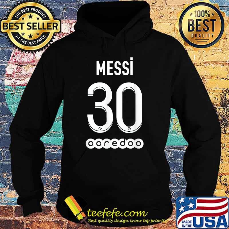 Messi 30 Ooredoo T-Shirt Hoodie Messi 30 Ooredoo T-Shirt Hoodie