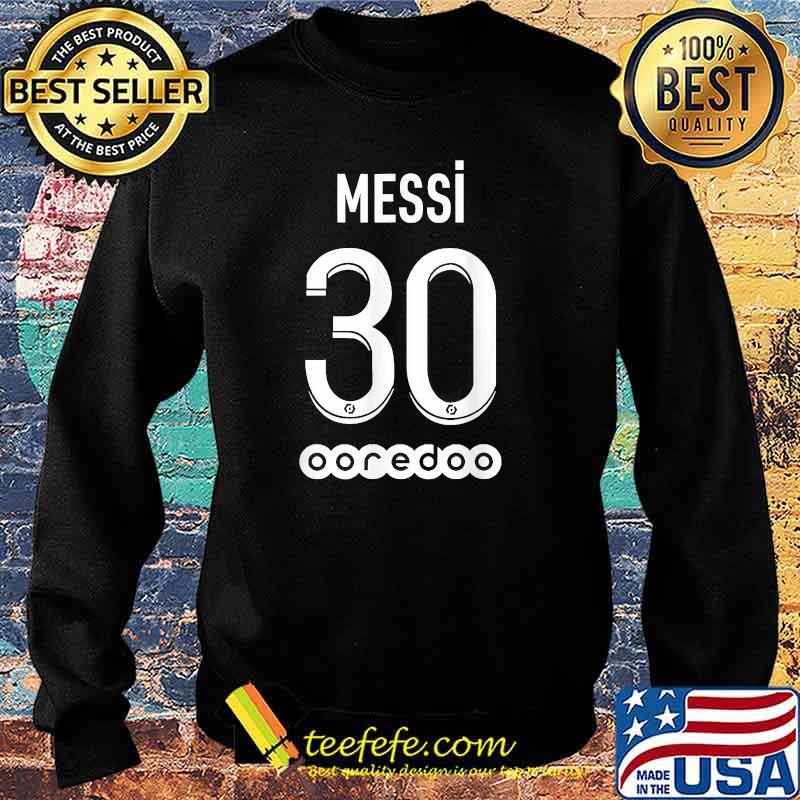 Messi 30 Ooredoo T-Shirt Sweater Messi 30 Ooredoo T-Shirt Sweater
