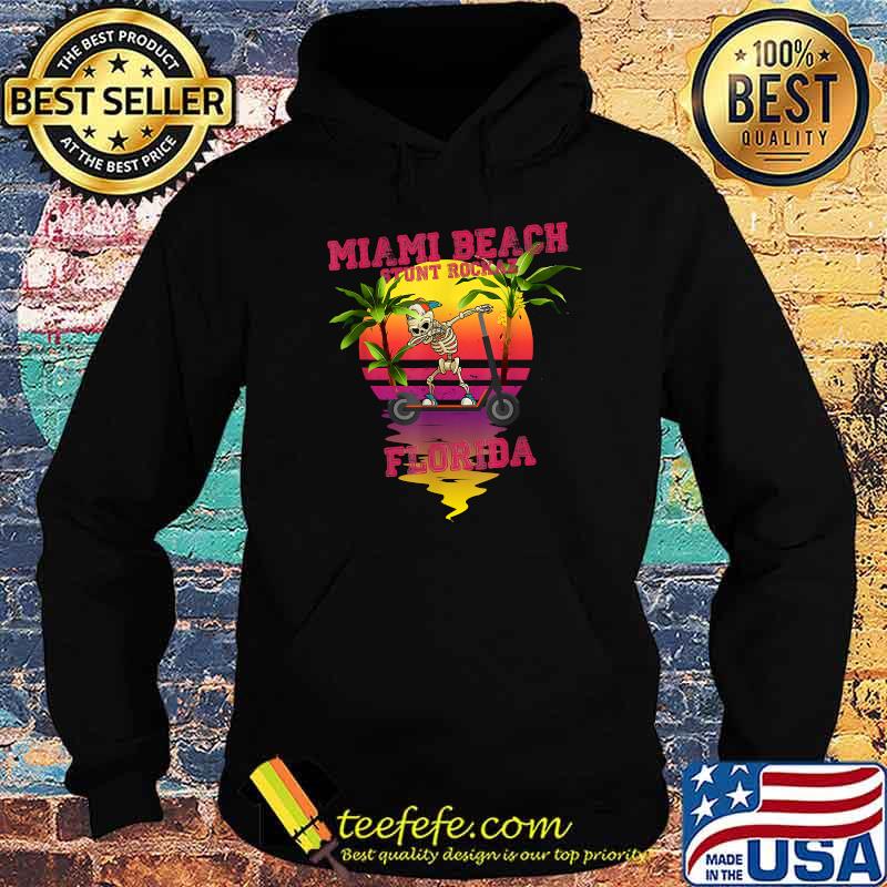 Miami Beach Florida Dabbing Skeleton T-Shirt Hoodie Miami Beach Florida Dabbing Skeleton T-Shirt Hoodie