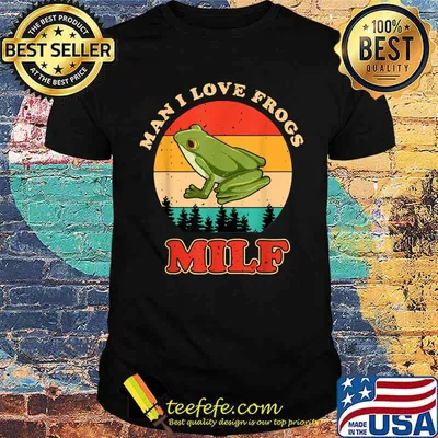 MILF Man I Love Frogs Vintage T-Shirt