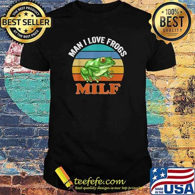 MILF Man I Love Frogs Vintage T-Shirt