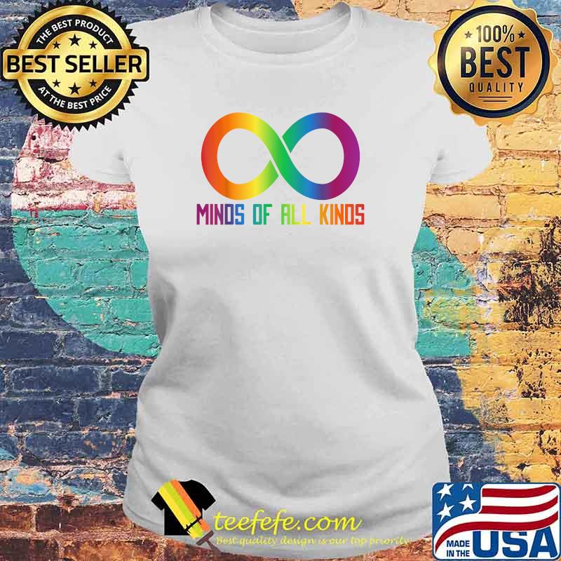 Minds Of All Kinds Celebrate Neurodiversity T-Shirt Laides tee Minds Of All Kinds Celebrate Neurodiversity T-Shirt Laides tee