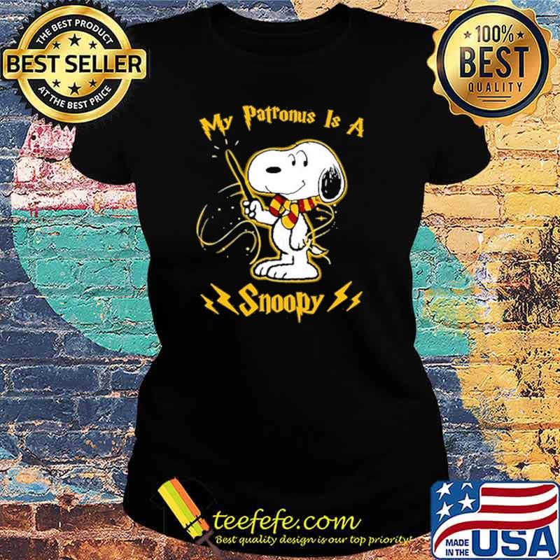 My Partronus Is A Snoopy Shirt Ladies tee My Partronus Is A Snoopy Shirt Ladies tee