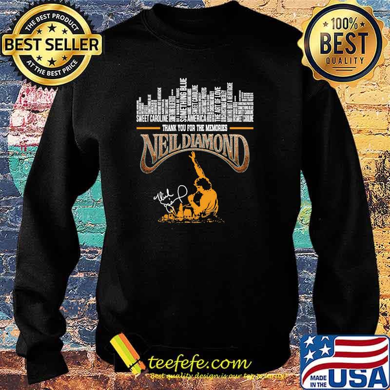 Neil diamond thank you for the memories signature Sweater Neil diamond thank you for the memories signature Sweater