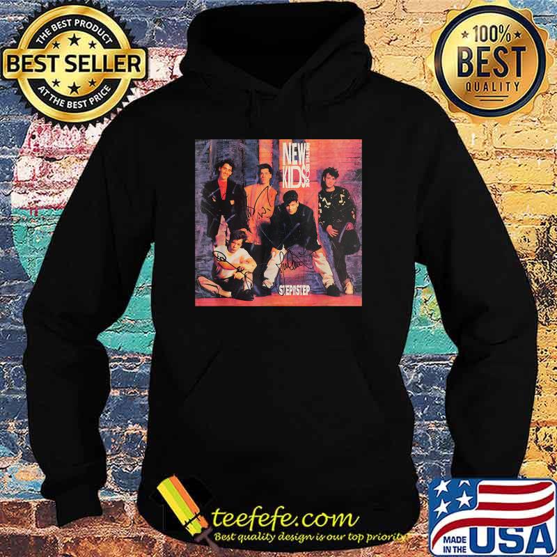 New Kids on the block step by step signatures Vintage T-Shirt Hoodie New Kids on the block step by step signatures Vintage T-Shirt Hoodie