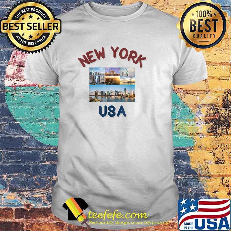 New York USA Graphic Design T-Shirt