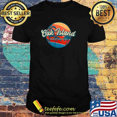Oak Island North Carolina Summer NC Tropical US Cities T-Shirt