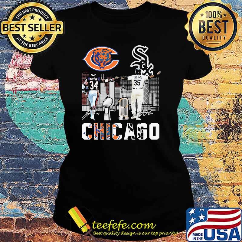 Official Chicago Football Signature s Ladies tee Official Chicago Football Signature s Ladies tee