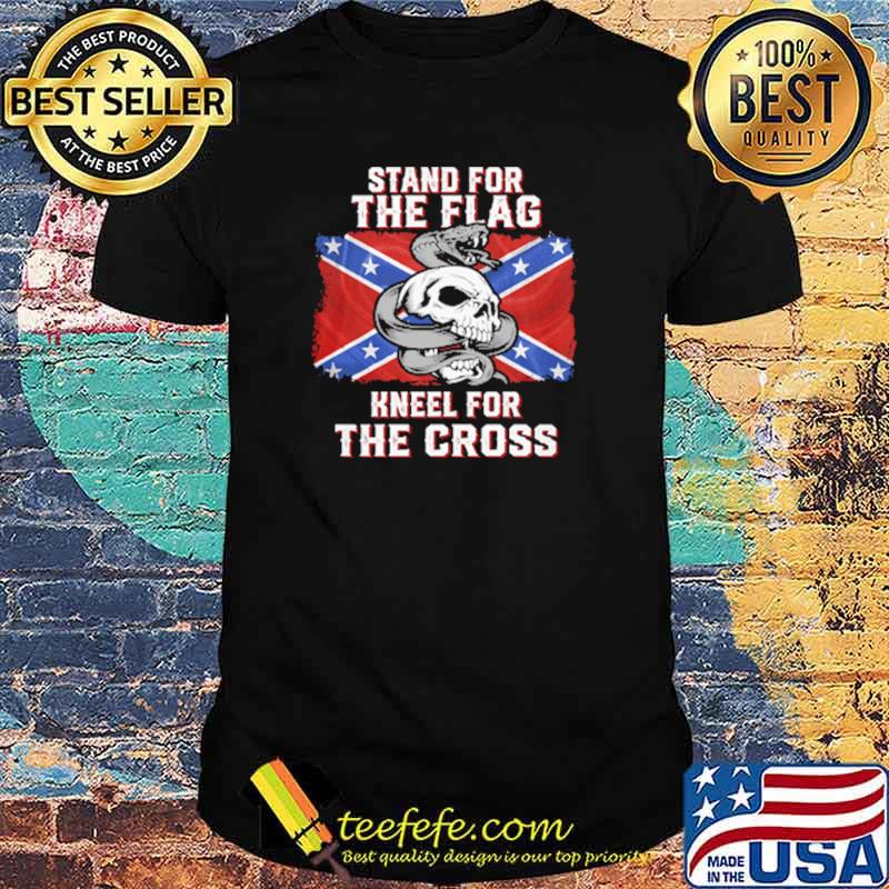 Official stand For The Flag Kneel For The Cross Skull Shirt