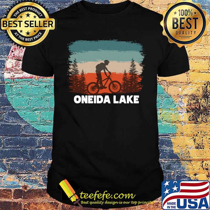 Oneida Lake Mountain biking vintage T-Shirt