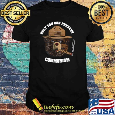 Only You Can Prevent Communism Bear T-Shirt