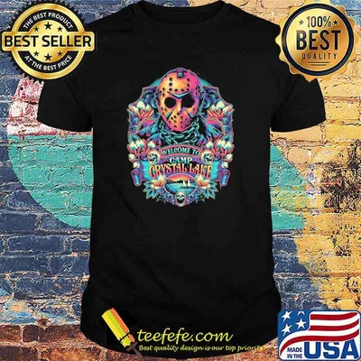 Original welcome To Camp Crystal Lake Shirt