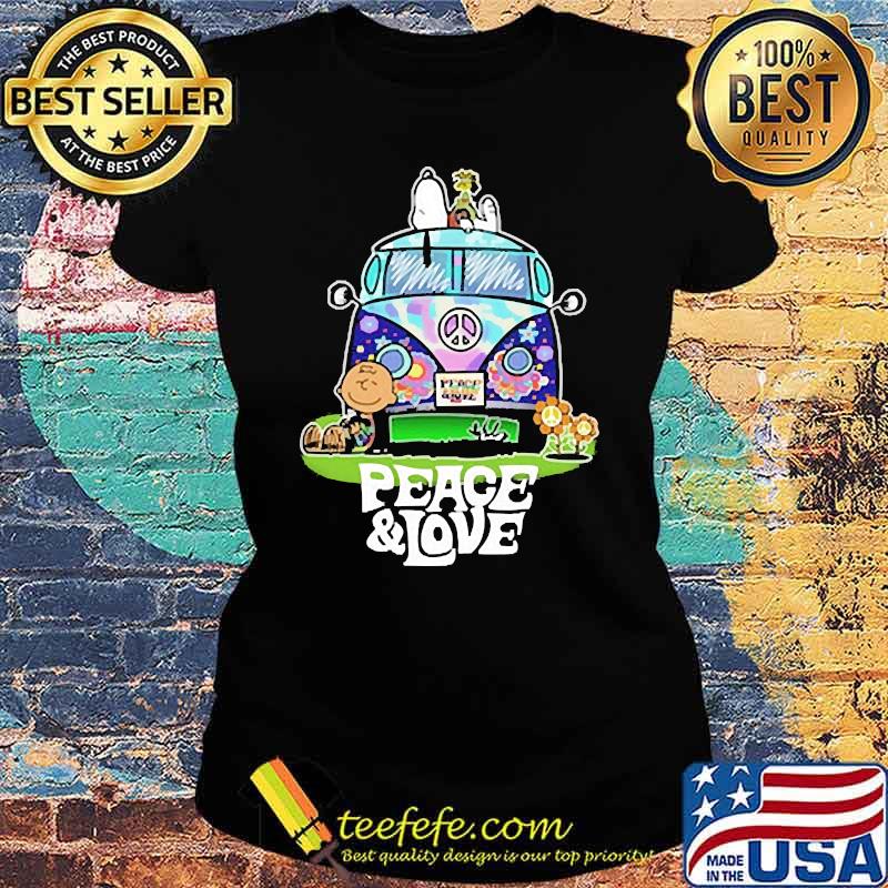 Peace and love peanuts Ladies tee Peace and love peanuts Ladies tee