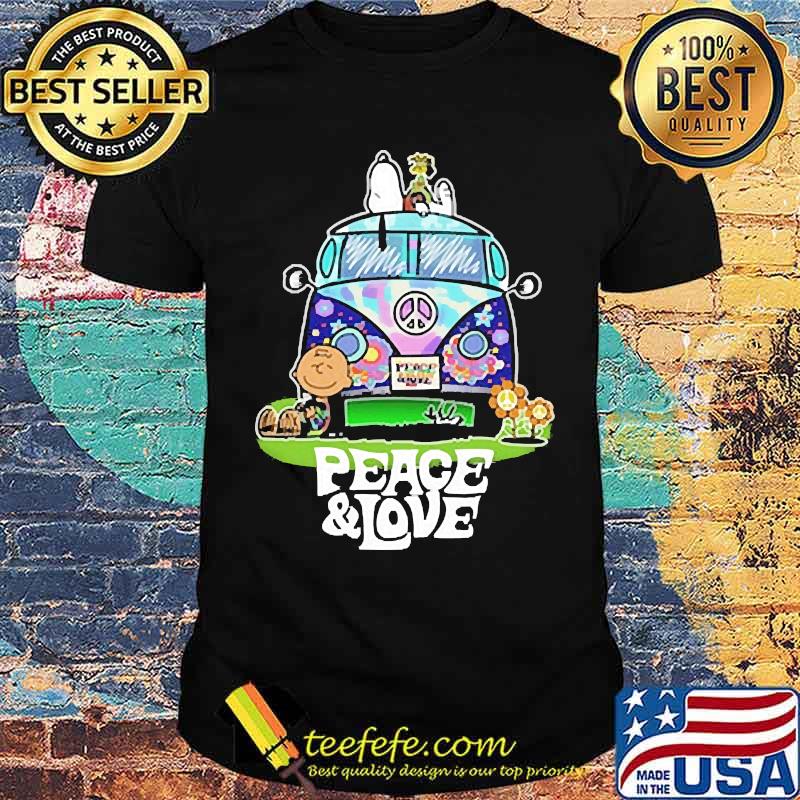 Peace and love peanuts shirt Peace and love peanuts shirt