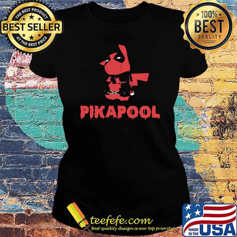 Pikacpool pikachu deadpool Ladies tee Pikacpool pikachu deadpool Ladies tee