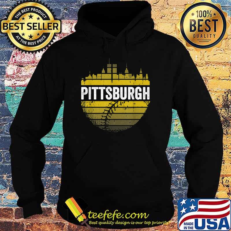 Pittsburgh Baseball Cityscape Distressed Novelty Pirate T-Shirt Hoodie Pittsburgh Baseball Cityscape Distressed Novelty Pirate T-Shirt Hoodie