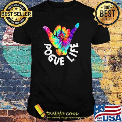 Pogue Life Shaka Hand Hang Loose Tie Dye T-Shirt