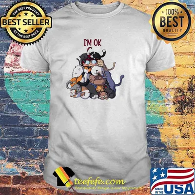 Premium i'm Ok Redhead Cat Shirt