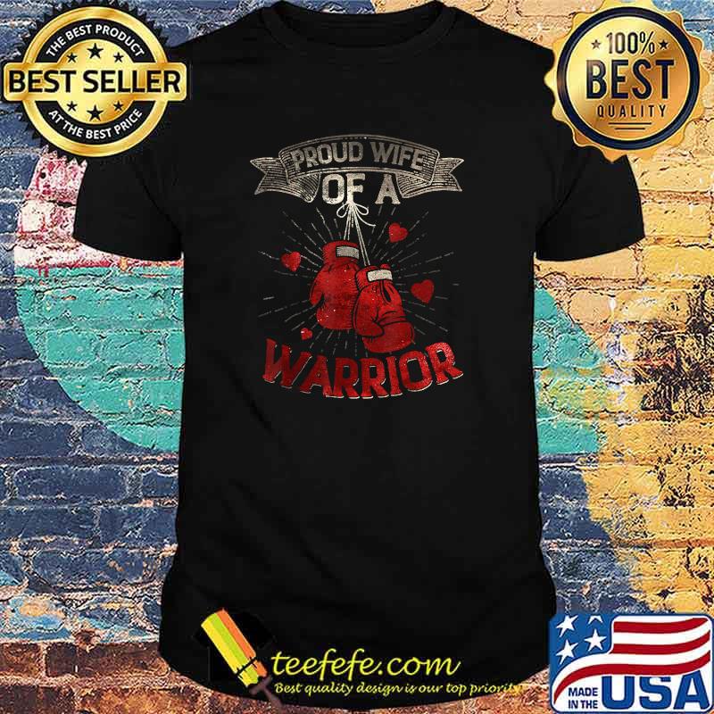 Proud Wife Of A Warrior Boxing T-Shirt