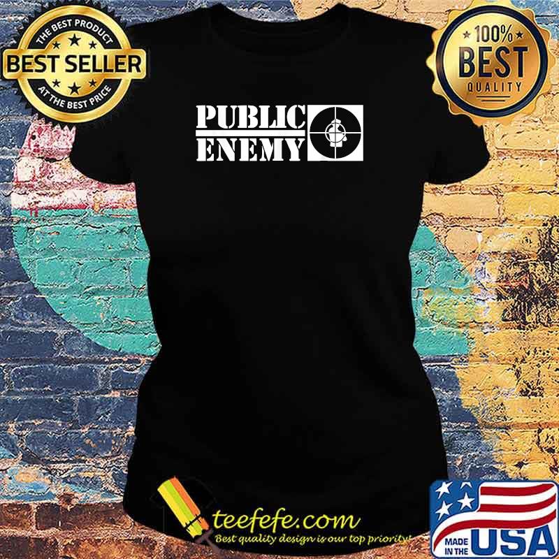 Public Enemy Long Logo T-Shirt Ladies tee Public Enemy Long Logo T-Shirt Ladies tee