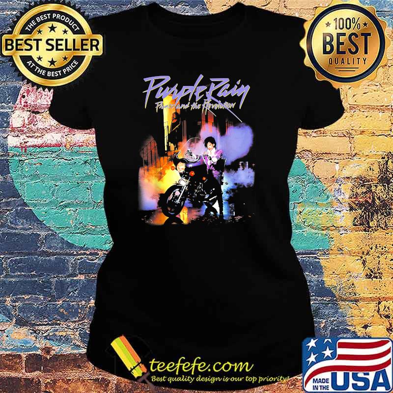Purple Rain Prince And The Revolution T-Shirt Ladies tee Purple Rain Prince And The Revolution T-Shirt Ladies tee